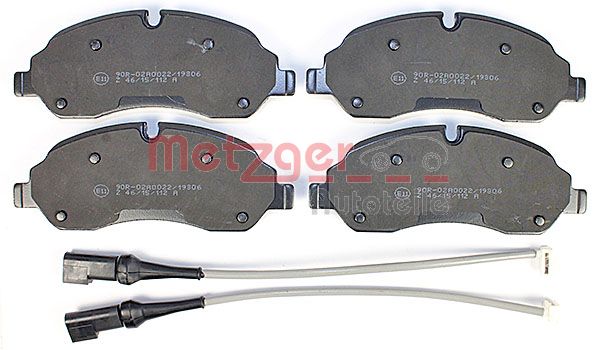 METZGER 1170814 Bremsbelagsatz, Scheibenbremse